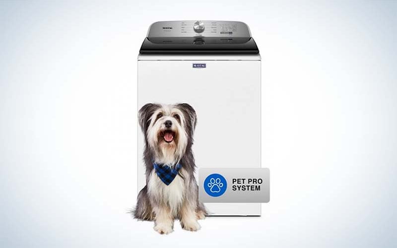 The Maytag Pet Pro is the best washing machine for pets.