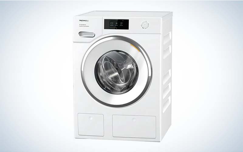 The Miele Front-Load Washer is one of the best washing machines that's compact.
