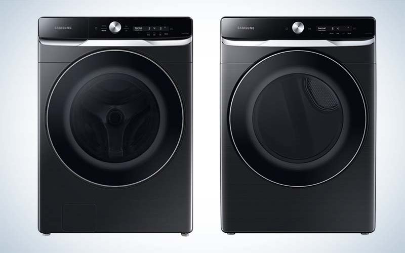 Samsung makes the best washer and dryer set for high efficiency.