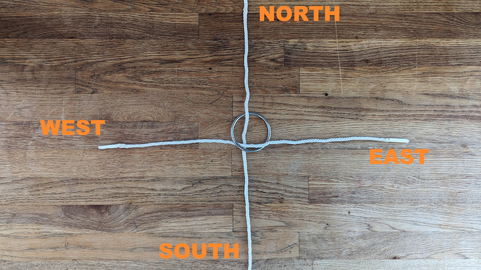 How to tie a box knot step 1