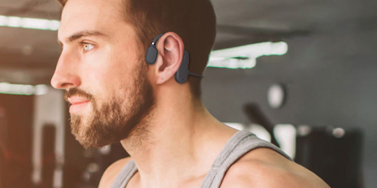 Save $45 on these open-ear conduction stereo wireless headphones