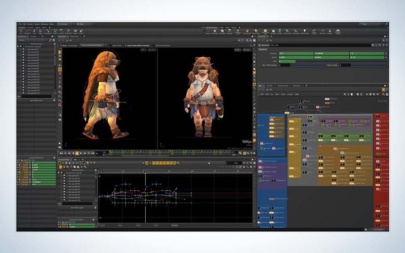 Houdini makes the best 3D modeling software for organic simulations and visual effects.