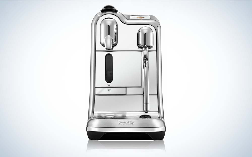 The Breville Nespresso Creatista Pro is the best Nespresso maker with a milk frother.