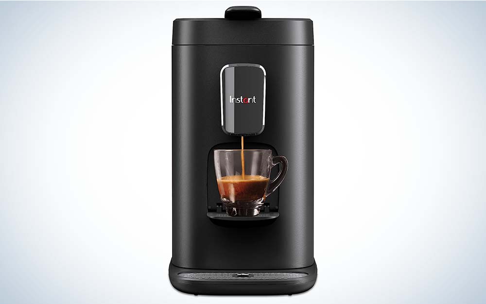 The Instant Pod 3-in-1 Espresson K-Cup Pod and Ground Coffee Maker is the best value Nespresso maker.