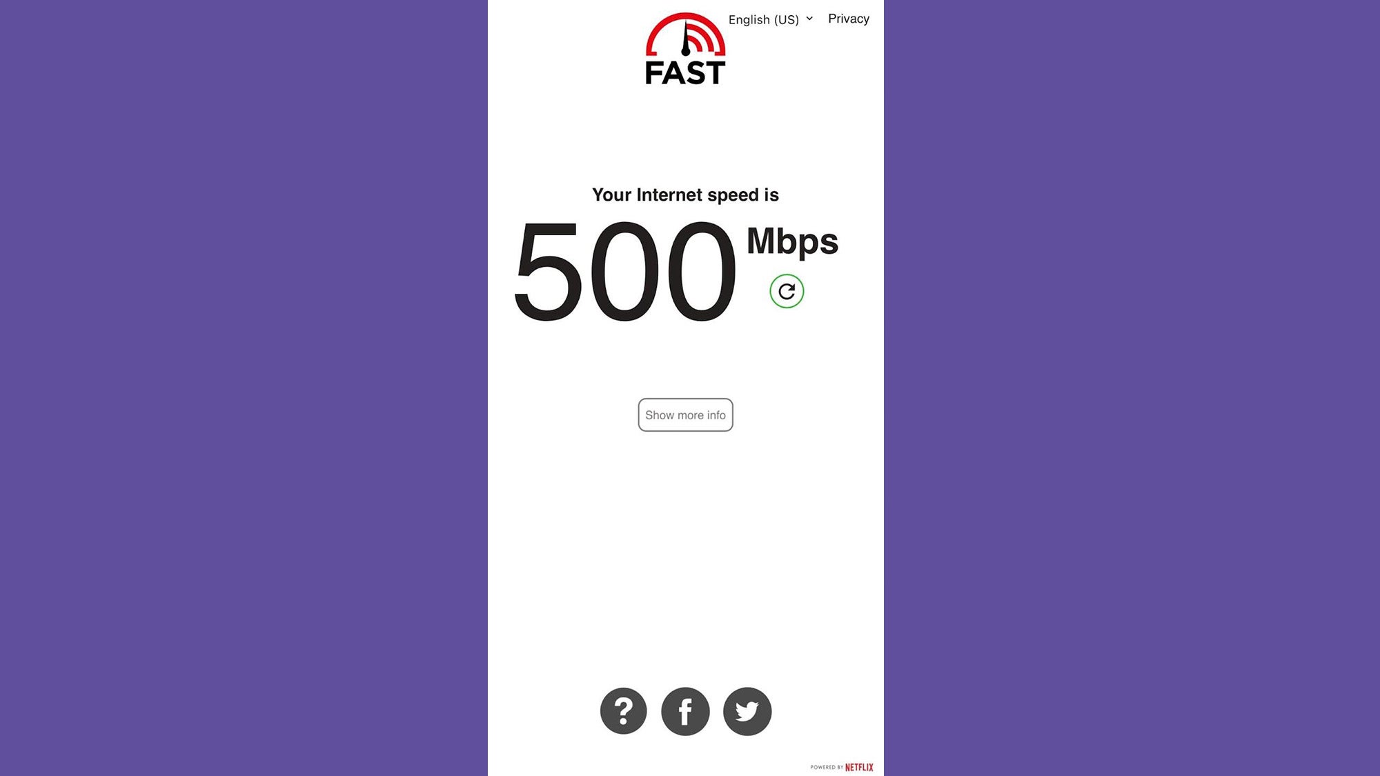 Fast.com let you test your internet speed on your smartphone as well.