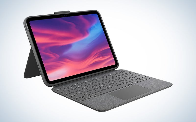 10.9-inch iPad (10th gen.) grey Logitech Combo Touch case