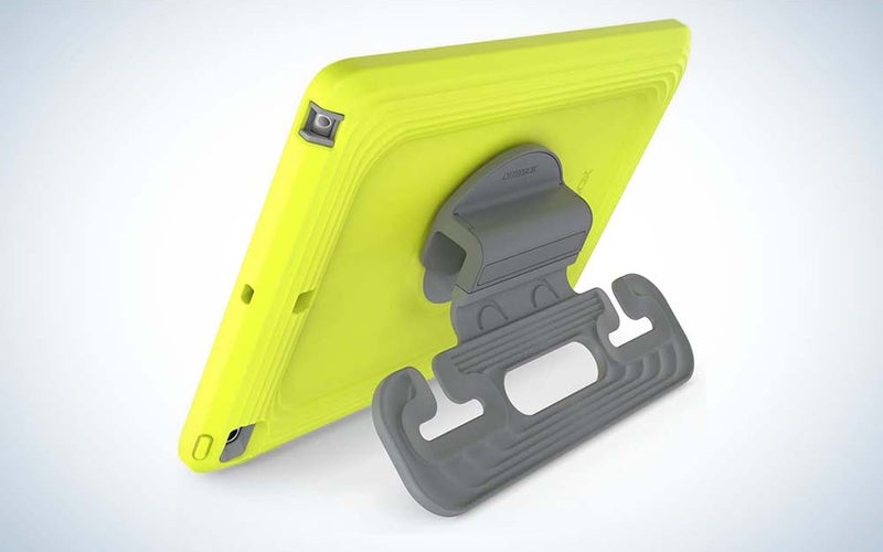 The Otterbox Kids EasyGrab Tablet Case is the best iPad case for kids.