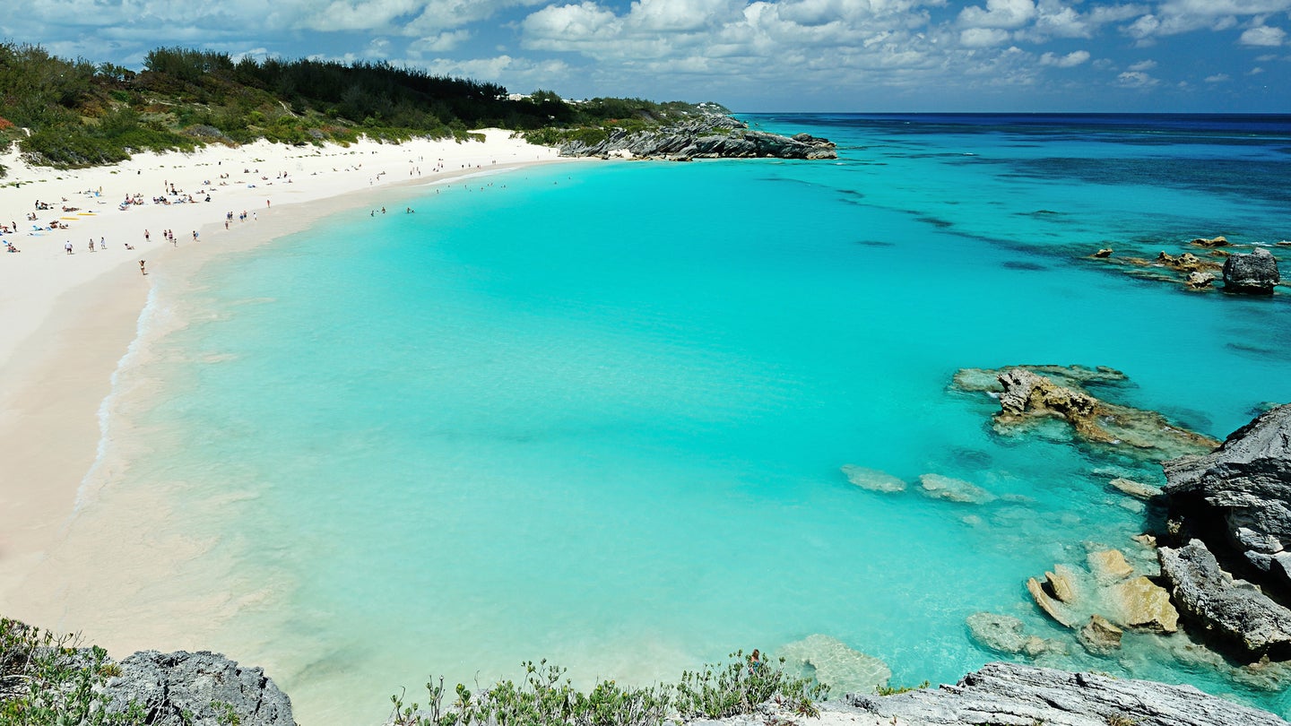 A beach in Bermuda.
