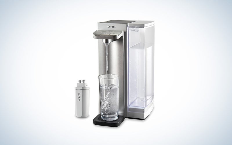 The Brita Hub water filter against a white background