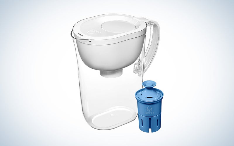 The Brita Large Water Filter Pitcher against a white background