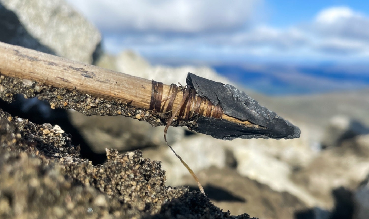 Arrow artifact from Bronze Age found in melting glacier in Norway
