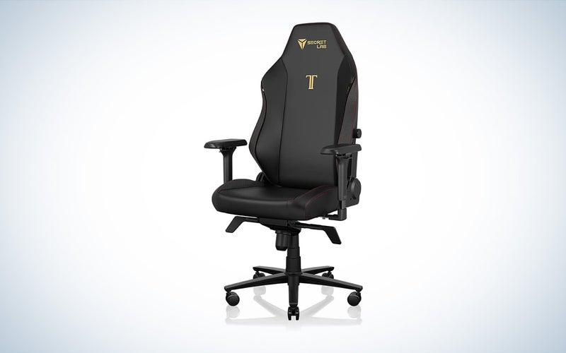 Secretlab Titan Evo biig and tall office chair for gaming against a white background