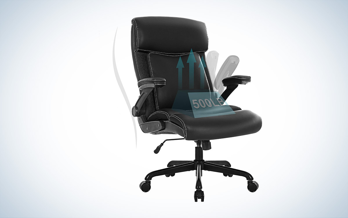 Ralex-Chair Executive big and tall Office Chair against a white background