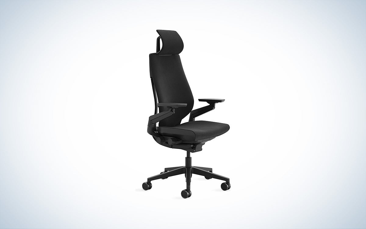 Steelcase Gesture big-and-tall office chair against a white background