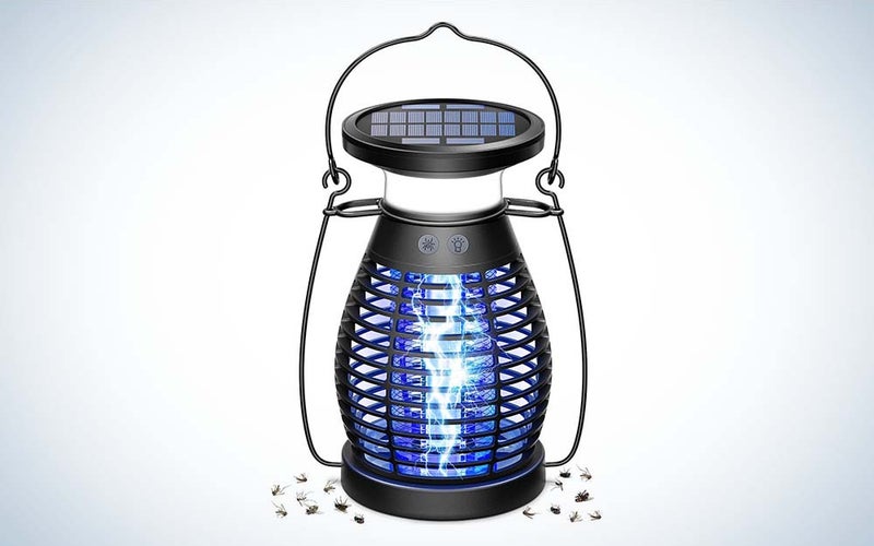 Burlan makes the best outdoor bug zapper that's cordless.