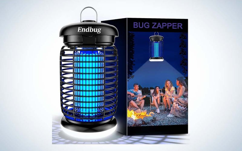 The Endbug Bug Zapper is the best outdoor bug zapper for the patio.