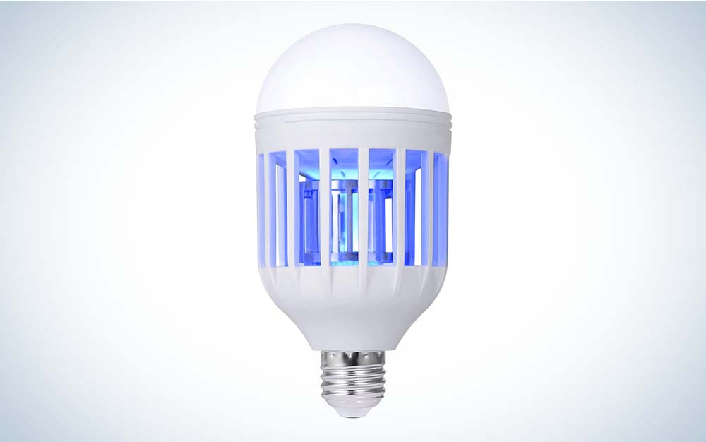 The Ninonly Bug Zapper Light Bulb is the best outdoor bug zapper at a budget-friendly price.