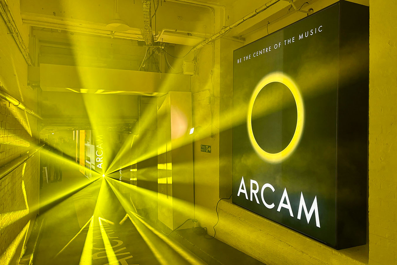 Entrance to the Vinyl Factory SoHo London during the Oct. 3 ARCAM Radia Series launch event.