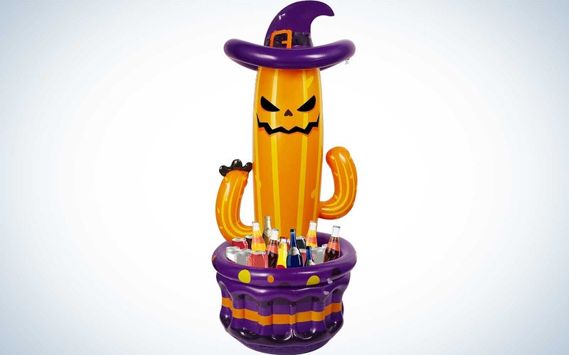 A witch cactus Halloween decoration on-sale for Prime Day at Amazon