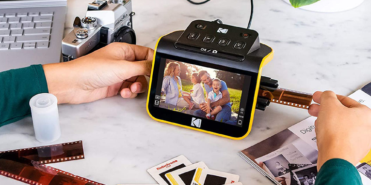 Get the Kodak slide and film scanner for $170 with free shipping with this code