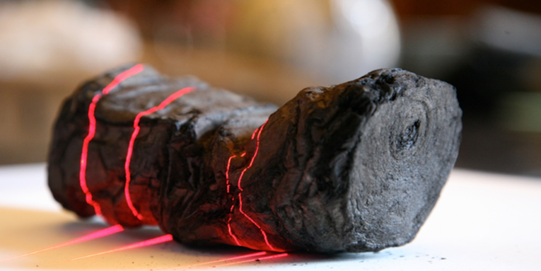 AI revealed the colorful first word of an ancient scroll torched by Mount Vesuvius
