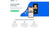 The home page for Blinkist, which displays an iPhone and Android phone and headphones and explains the subscription model.