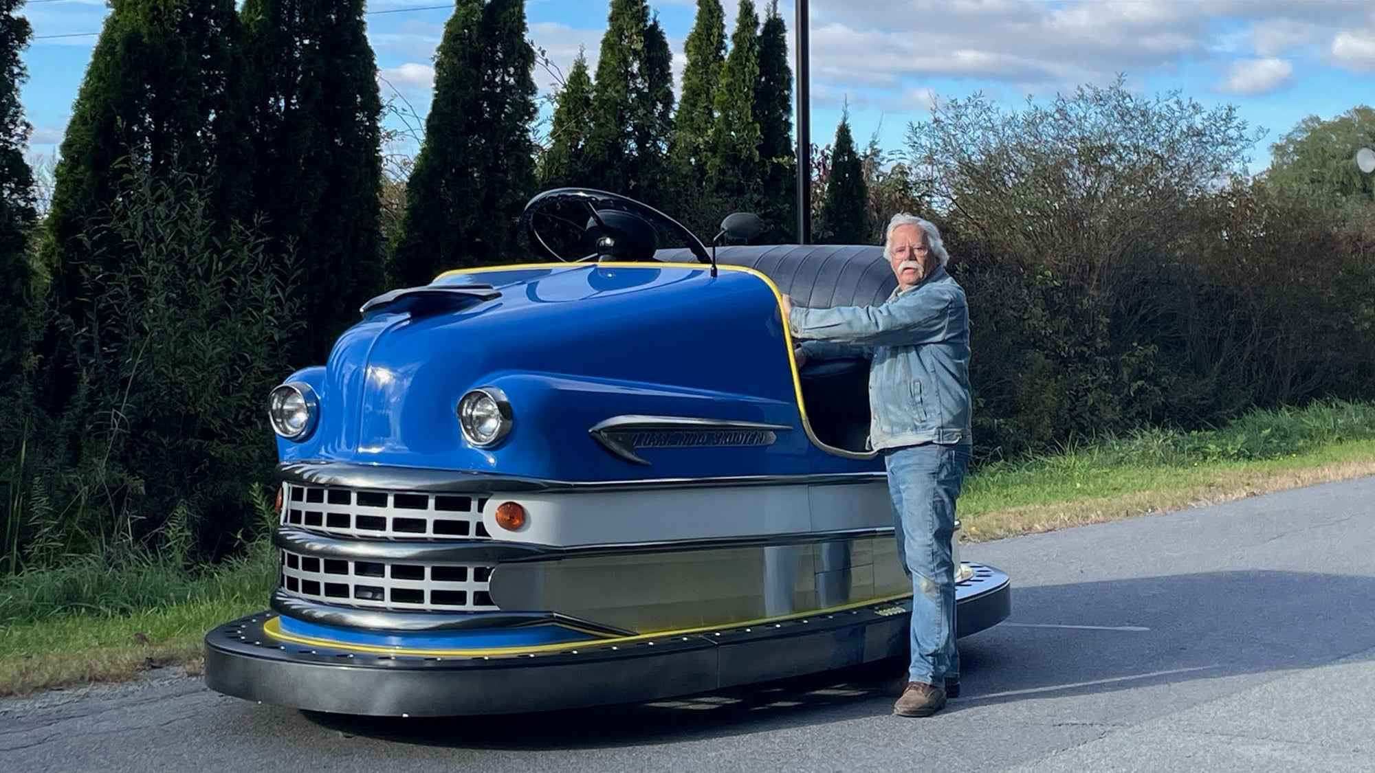 This giant bumper car is a delightful, street-legal machine