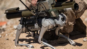 The Marines used a ‘robotic goat’ to fire a rocket-propelled grenade