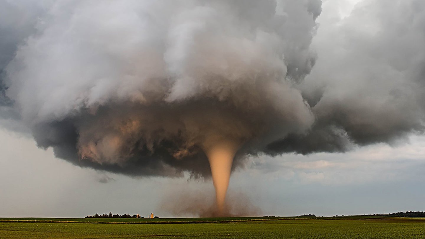 There are still many unanswered questions about what exactly spawns tornadoes, such as this one Traer, Iowa.