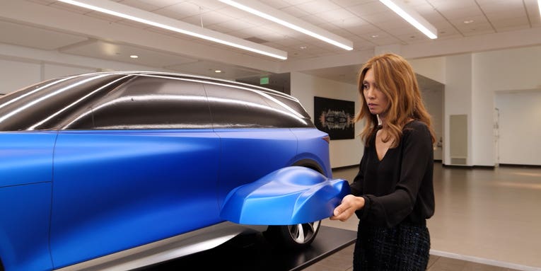 A new blue paint color for cars uses nano-pigments to boost its intensity