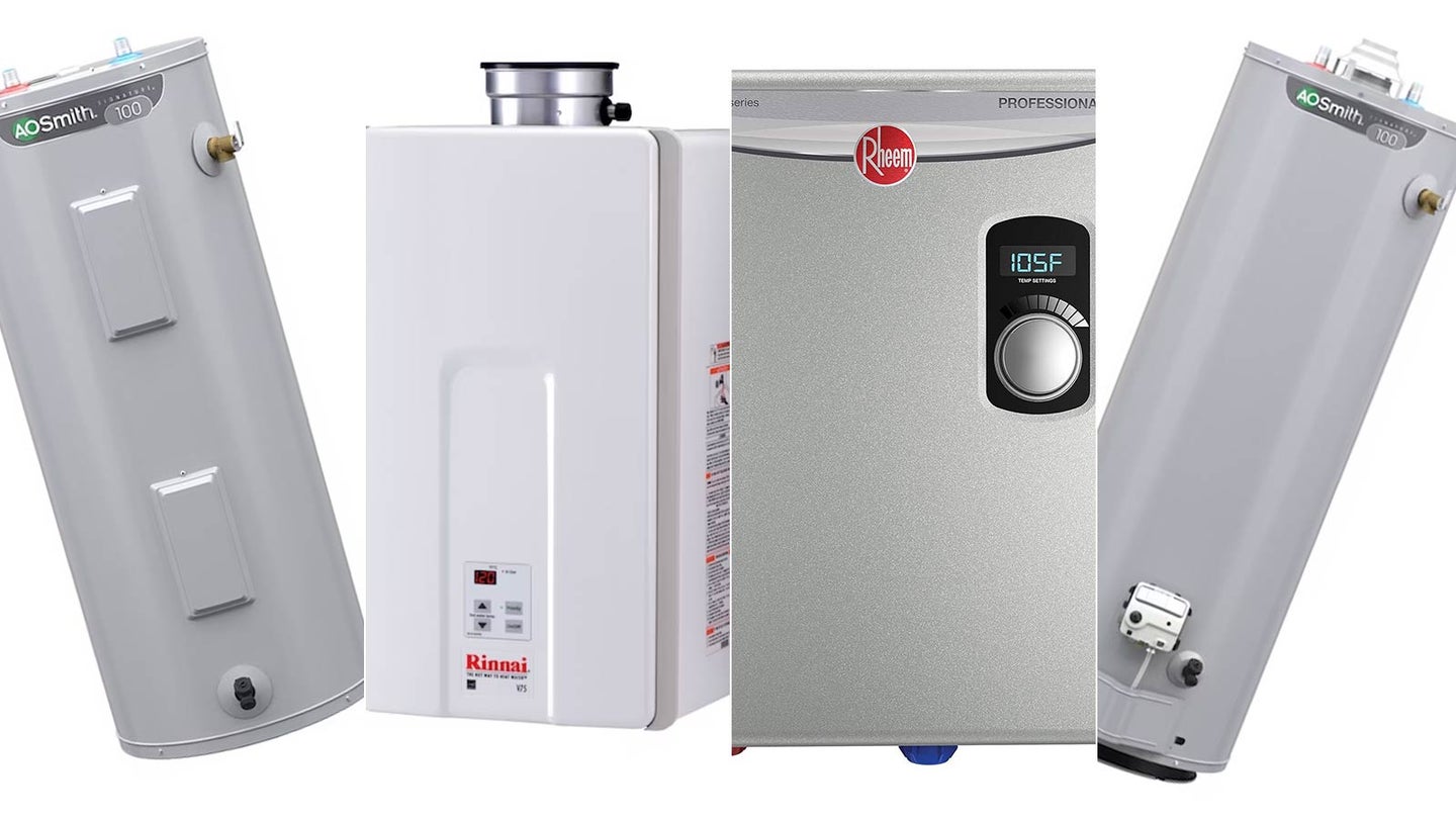 The best hot water heaters composited together