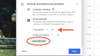 Google Calendar menu showing options to send reminders to people booking appointments with you.