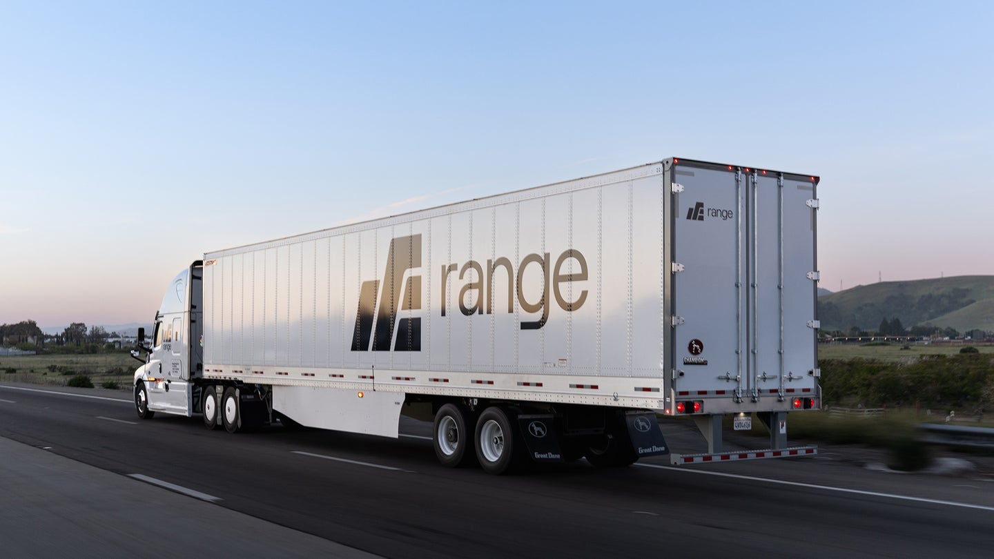 A Range Energy trailer has a motor, batteries, and other intelligence. 