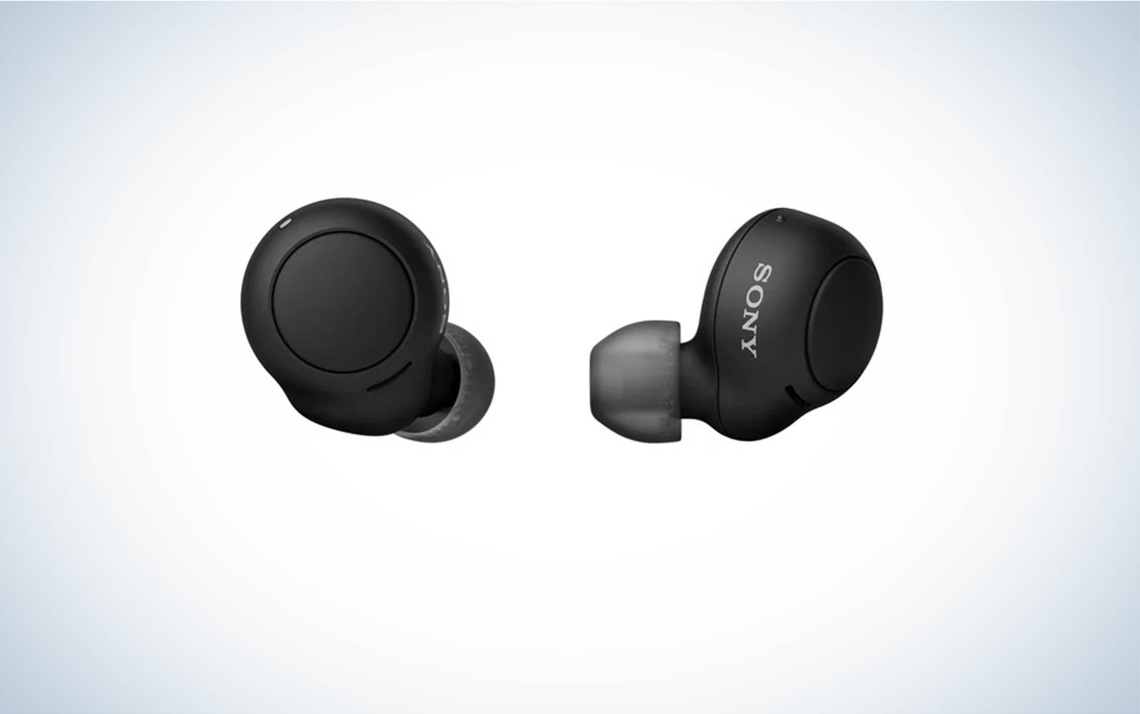 Sony wireless earbuds on-sale at walmart for Black Friday on a plain background