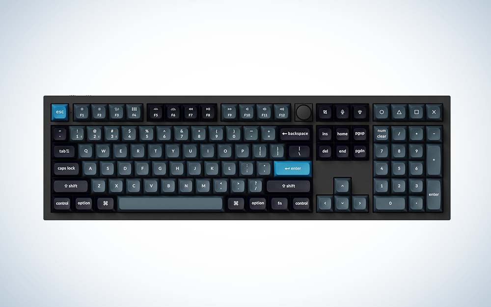 Keychron Q6 Pro keyboard over a white background