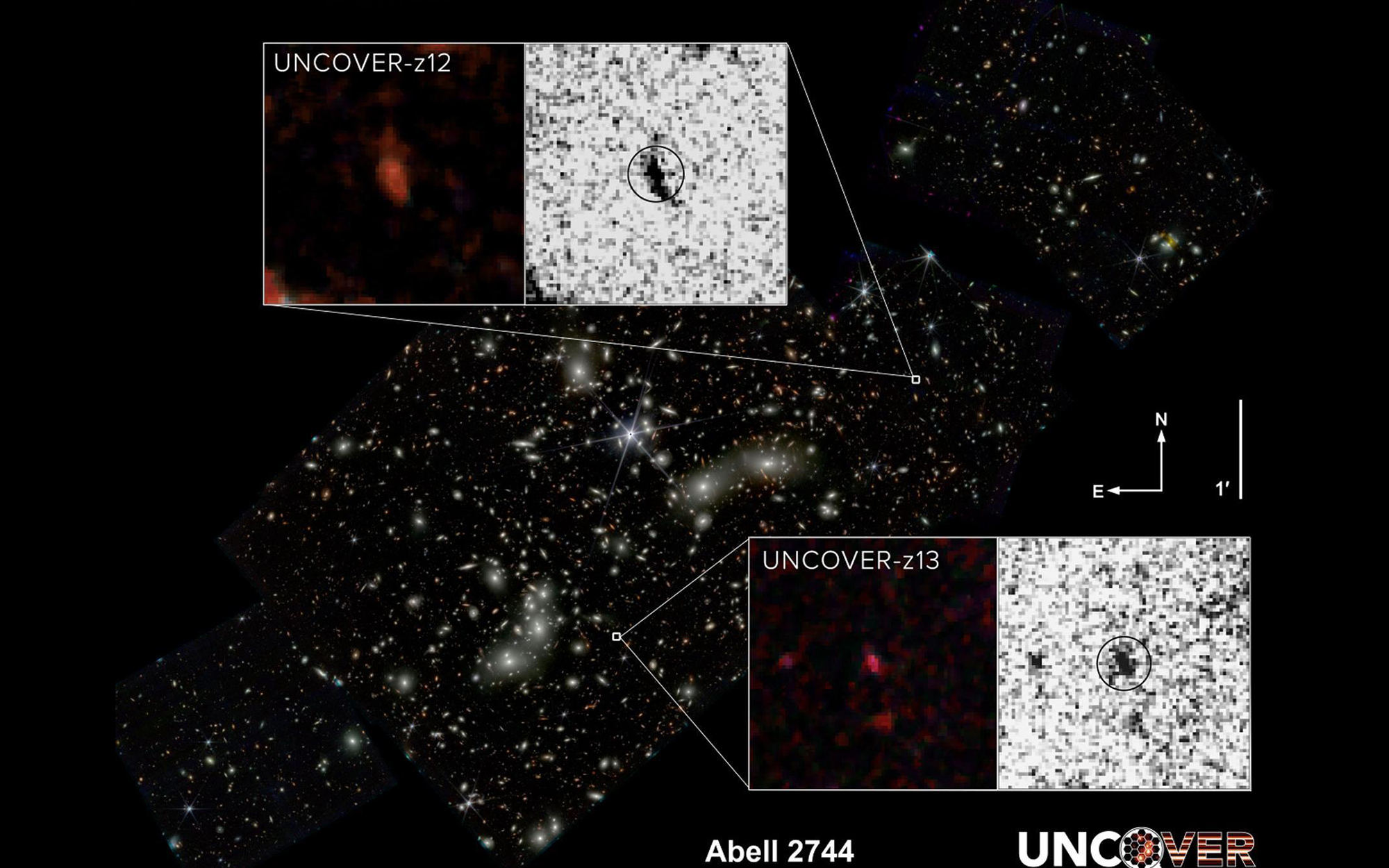 JWST spots two of the most distant galaxies astronomers have ever seen