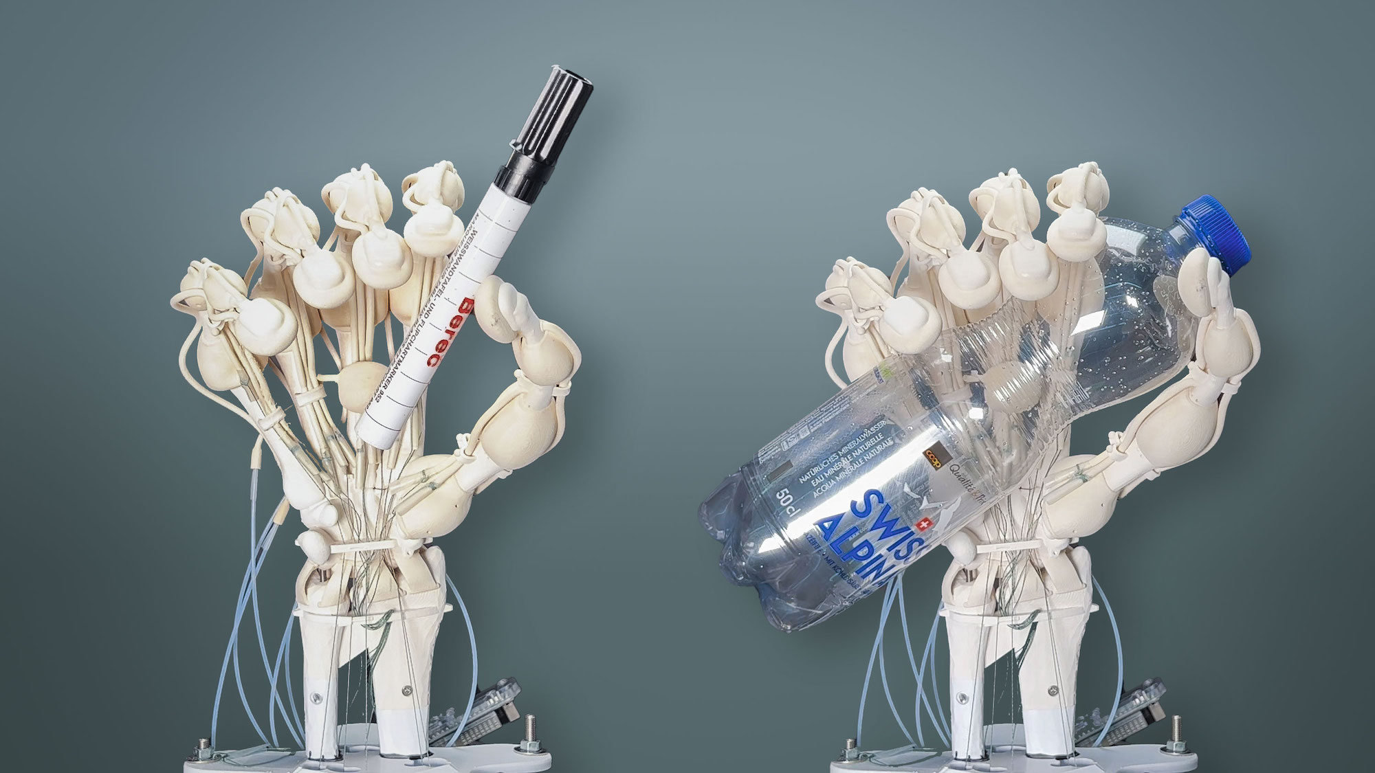 This 3D-printed soft robotic hand has ‘bones,’ ‘ligaments,’ and ‘tendons’