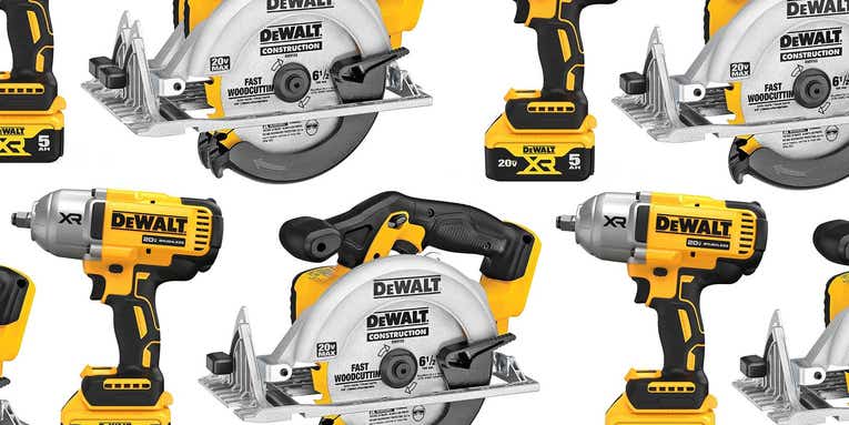 Save up to 50% on DeWalt power tools, batteries, and kits during Amazon’s early Black Friday sale