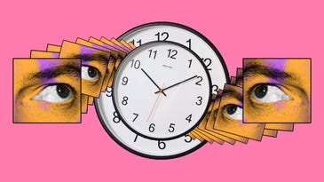 Why do clock hands seem to slow down?