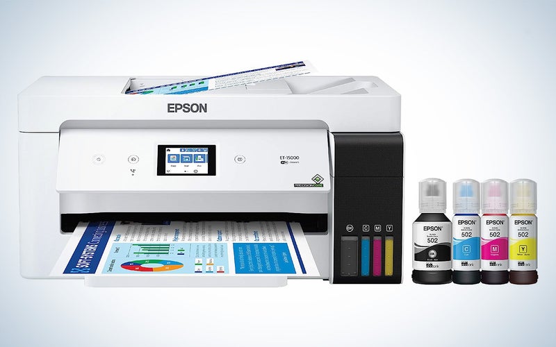 Epson EcoTank ET-15000 Wireless Color All-in-One Supertank Printer with Scanner