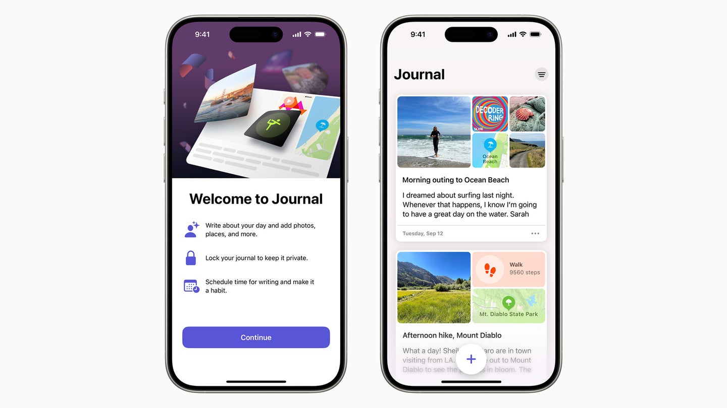 Journal is the newest iOS app from Apple.