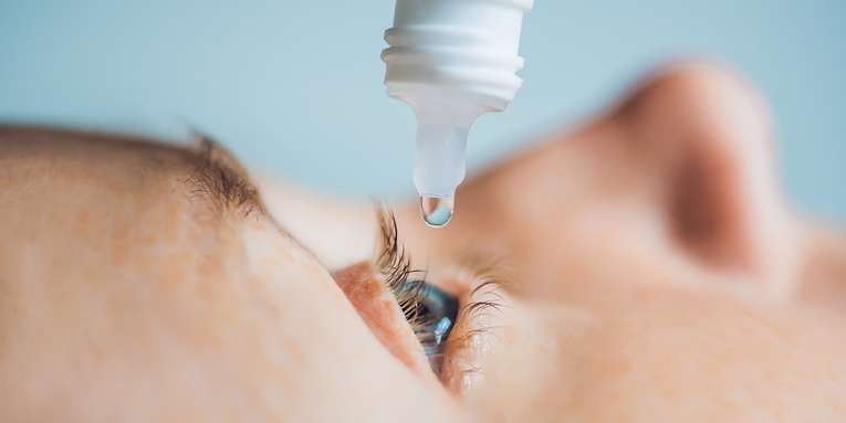 Stop using homeopathic eye drops