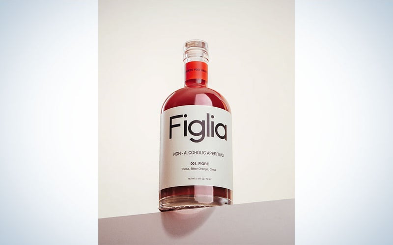 A bottle of Figlia Fiore on a plain background