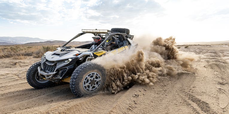 Can-Am’s new Maverick R side-by-side off-road vehicle is ready to shred