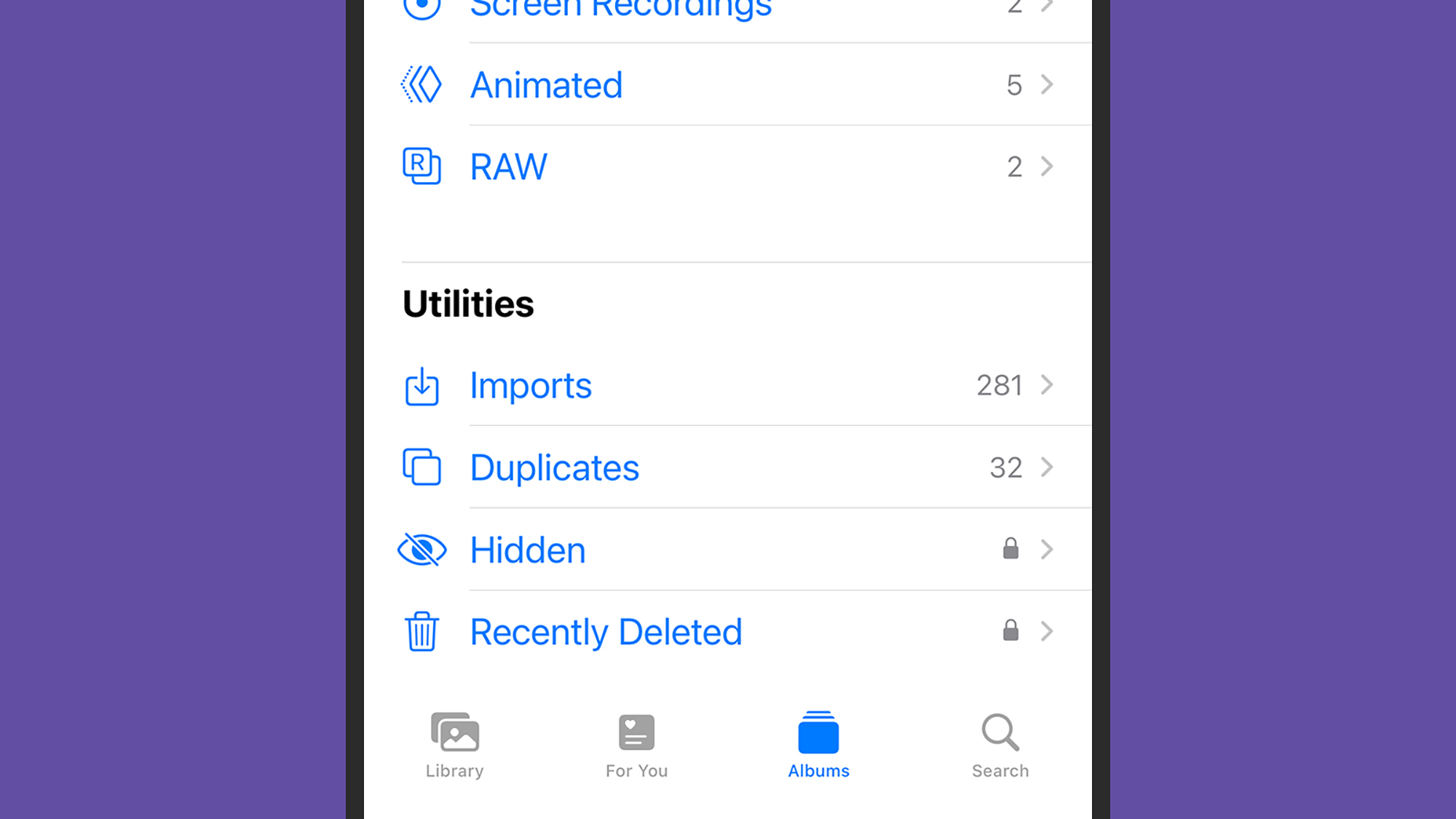 You'll find a duplicates folder inside Photos for iOS.