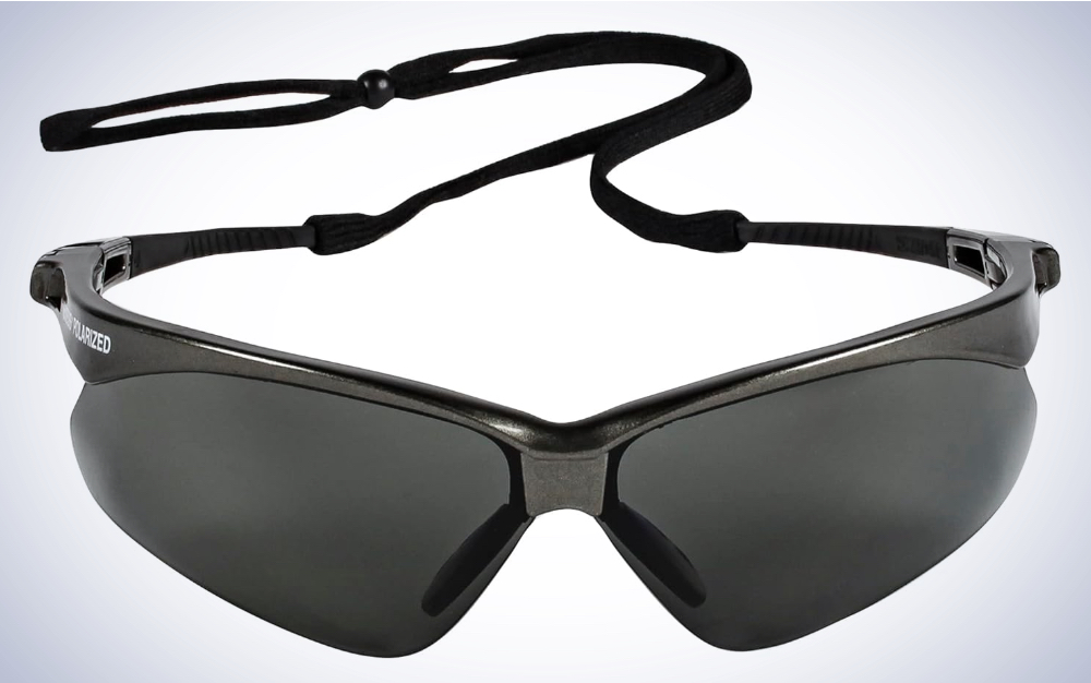 Kleenguard V30 Nemesis Polarized Safety Glasses on a plain white background.