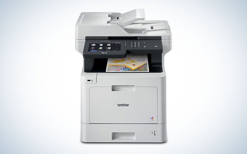 The Brother MFC-L8905CDW AirPrint printer on a plain background