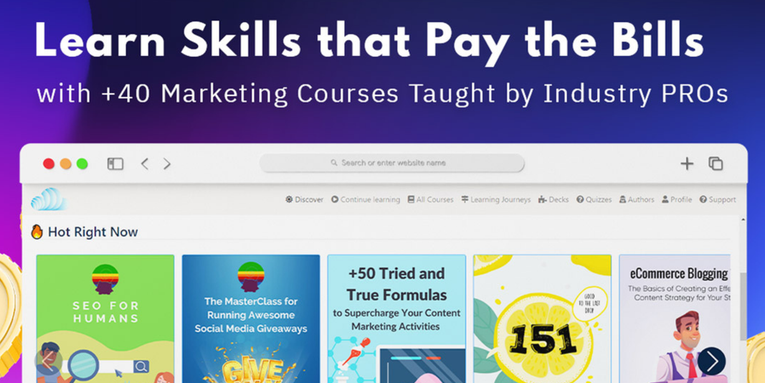 Thrive in digital marketing with a $39.99 subscription to this e-learning platform