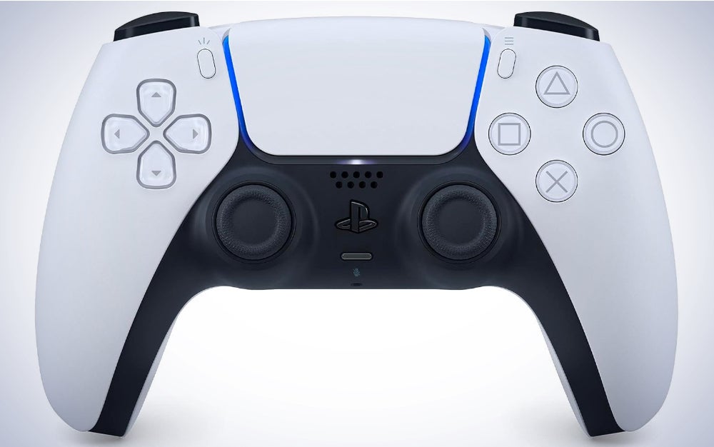 PlayStation DualSense Wireless Controller on a plain white background.