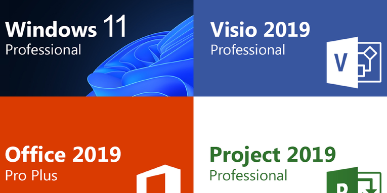 Get Windows 11 Pro, Microsoft Office, Project, and Visio for $99.99 with this bundle